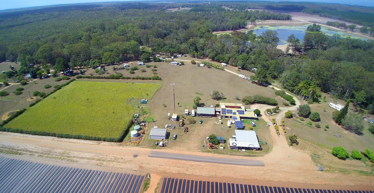 Aerial overview of Pacific Sun Friends